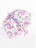 Kids Clear Unicorn Patterned Umbrella